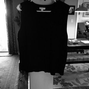 Closet clear out! Black sleeveless sweater.